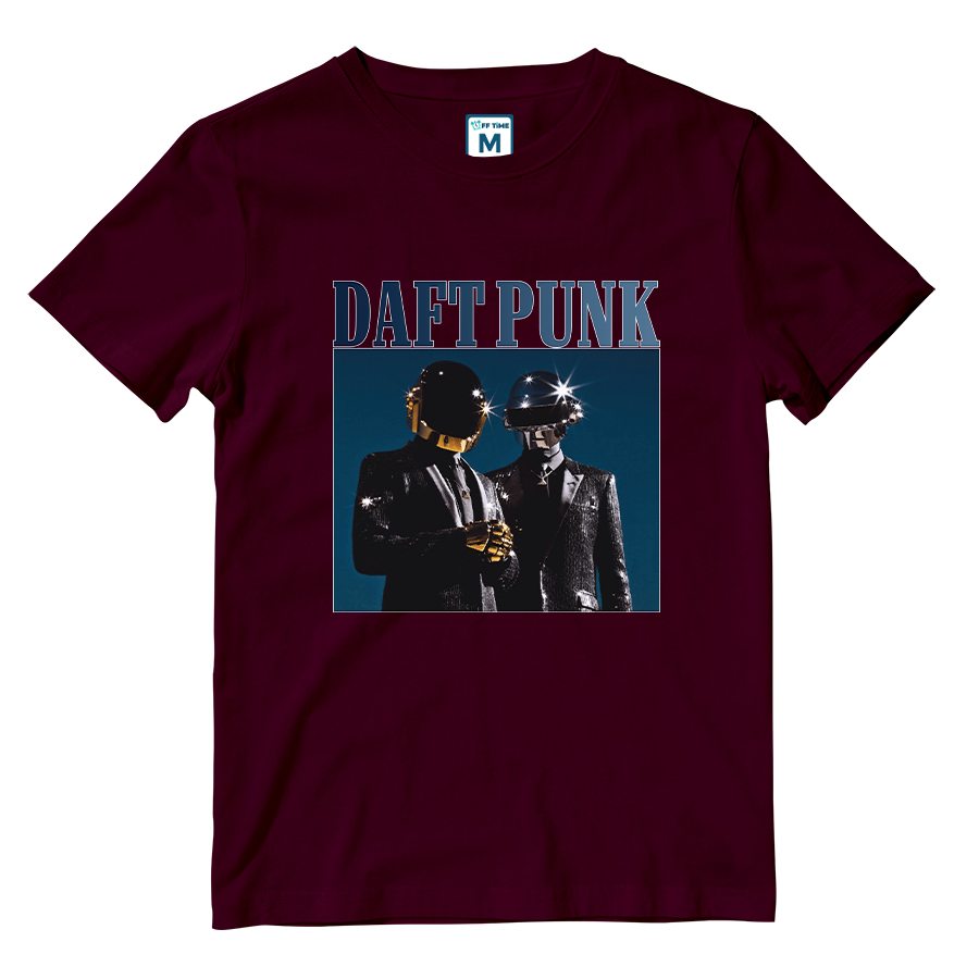 Cotton Shirt: Daft Punk Retro