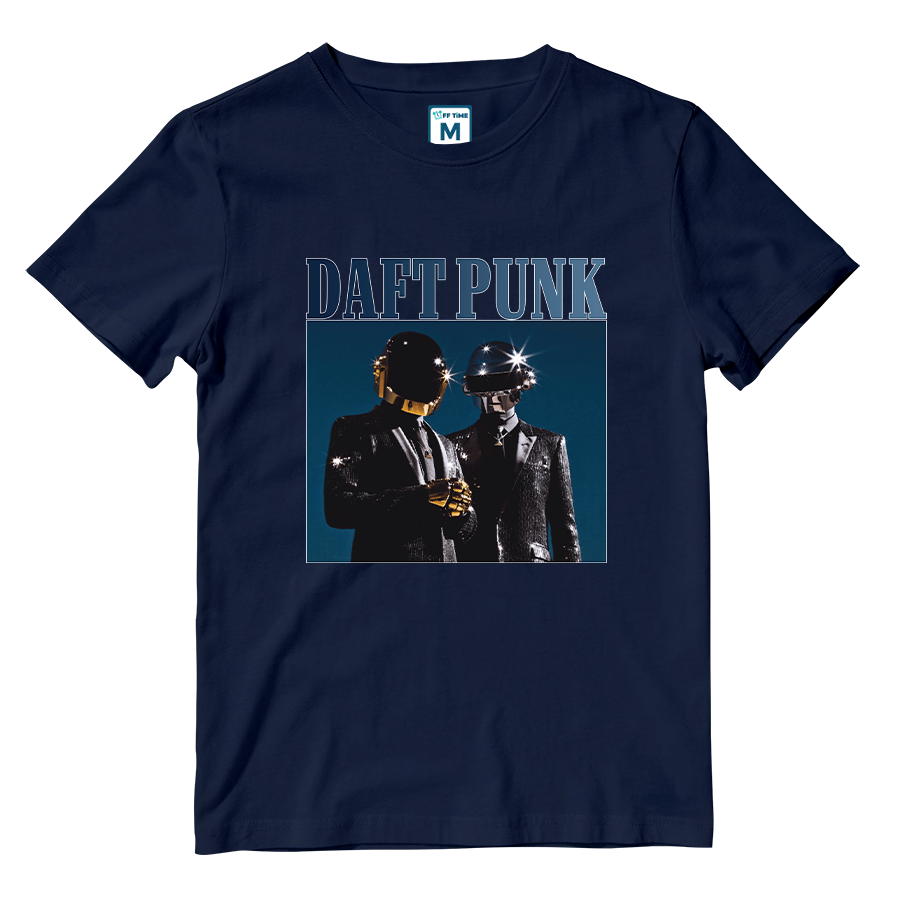Cotton Shirt: Daft Punk Retro