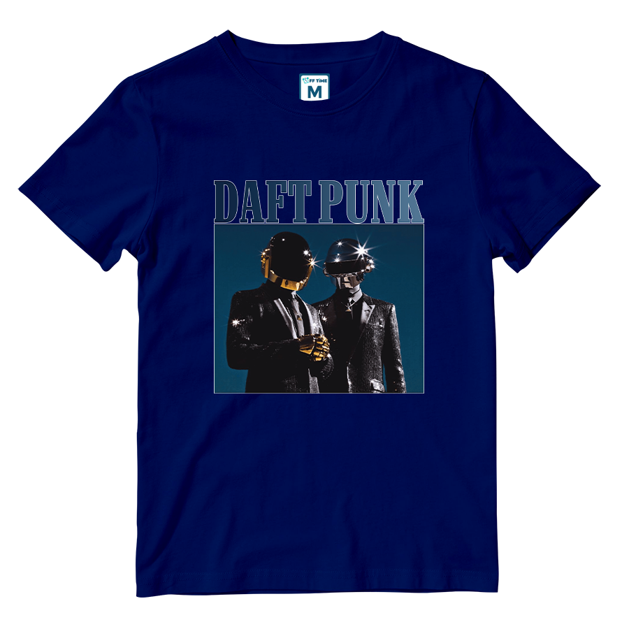 Cotton Shirt: Daft Punk Retro