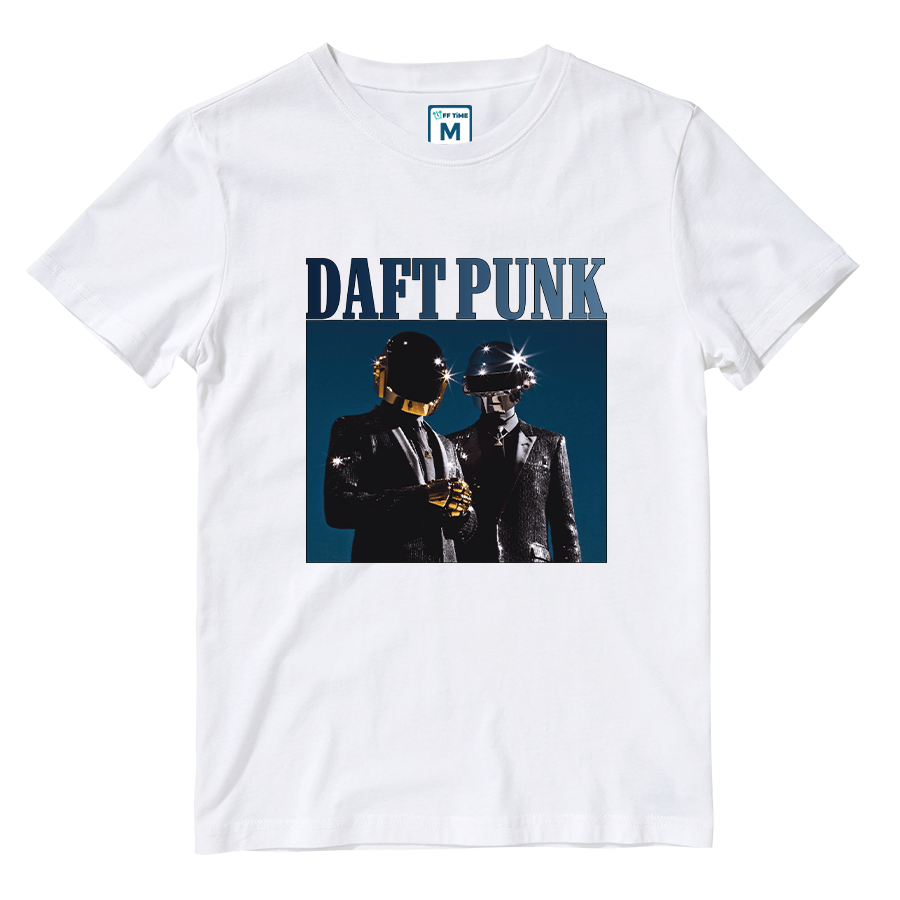 Cotton Shirt: Daft Punk Retro