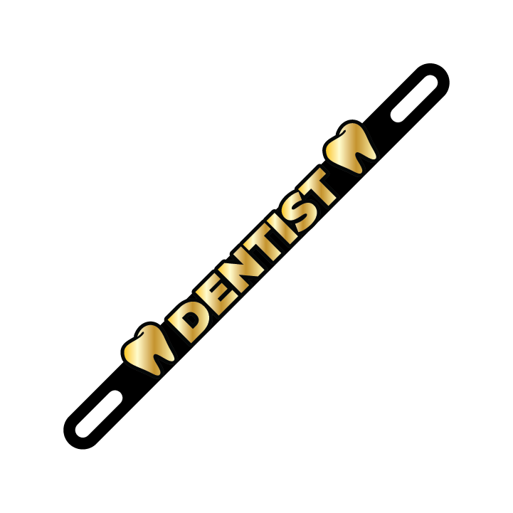Car Plate Badge: Dentist