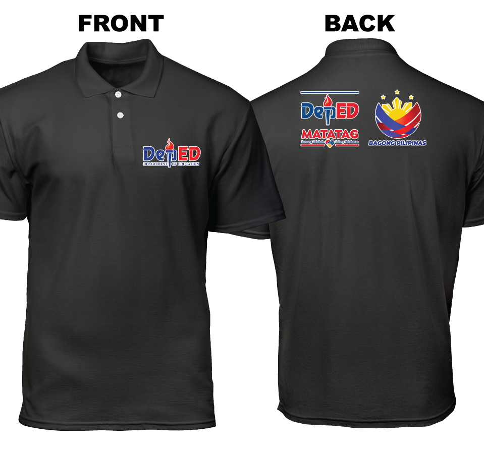 Cotton Polo Shirt: Deped Bagong Pilipinas Matatag (Front and Back)