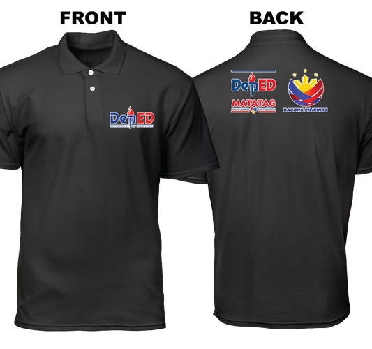 Cotton Polo Shirt: Deped Bagong Pilipinas Matatag (Front and Back)
