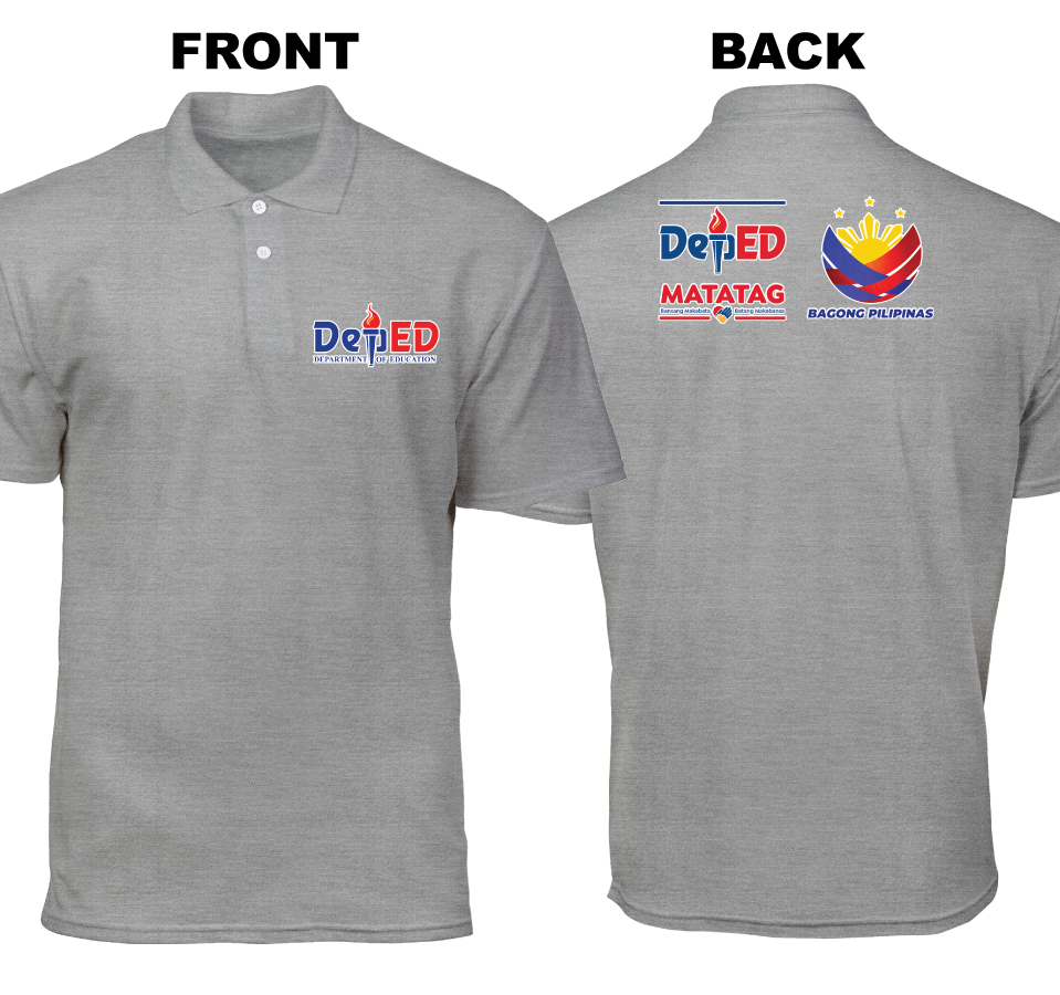 Cotton Polo Shirt: Deped Bagong Pilipinas Matatag (Front and Back)