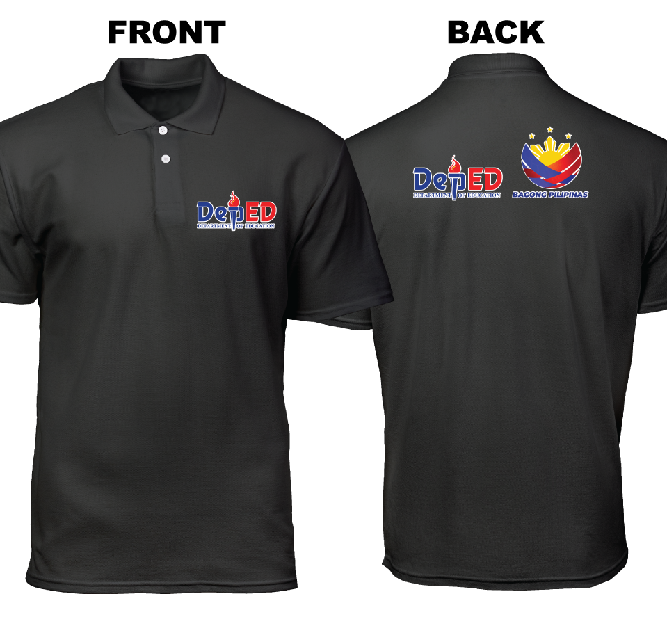 Cotton Polo Shirt: Deped Pocket (Front and Back)