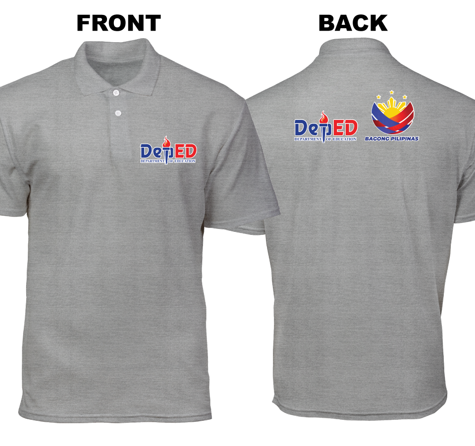 Cotton Polo Shirt: Deped Pocket (Front and Back)