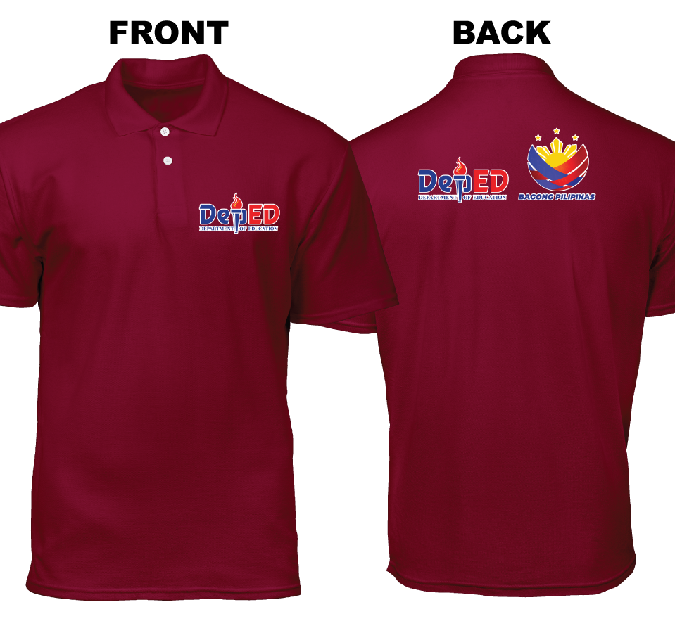 Cotton Polo Shirt: Deped Pocket (Front and Back)