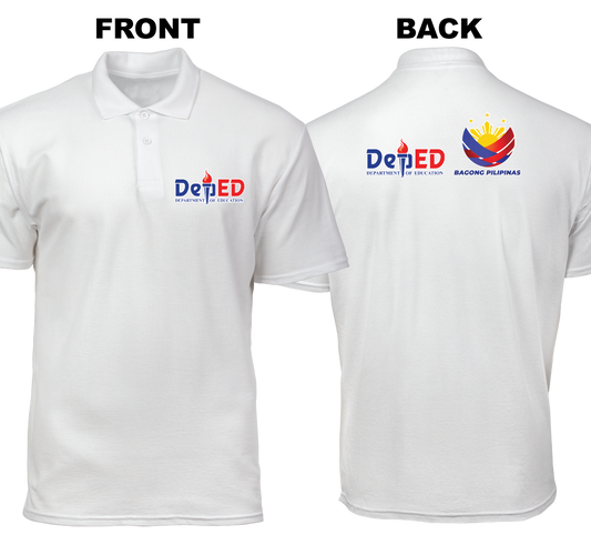 Cotton Polo Shirt: Deped Pocket (Front and Back)