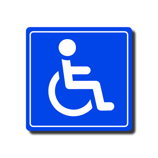 Acrylic Vehicle Badge: Disability