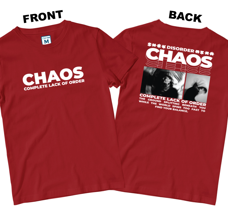 Cotton Shirt: Disorder (Front and Back)