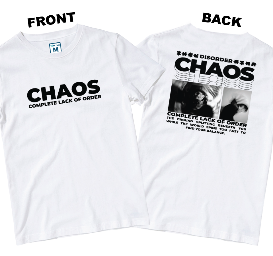 Cotton Shirt: Disorder (Front and Back)