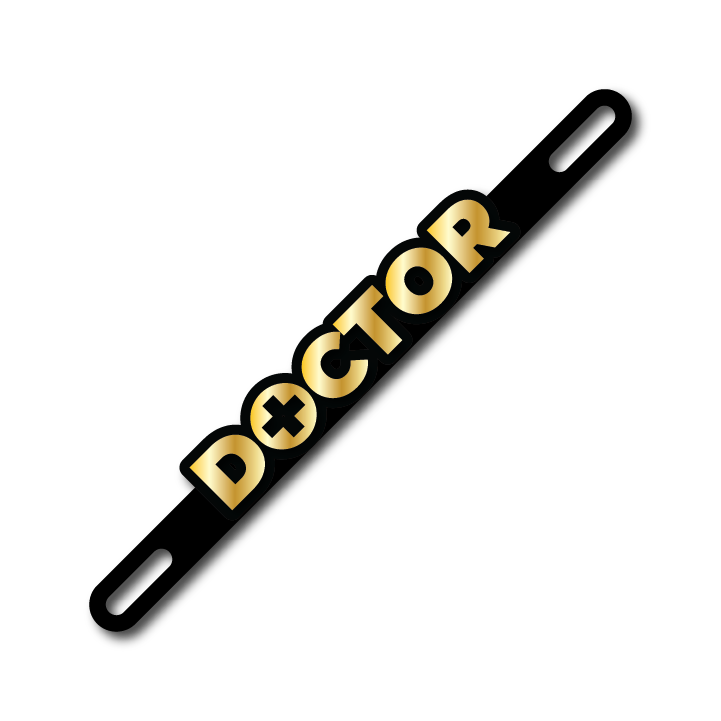 Car Plate Badge: Doctor Ver 2