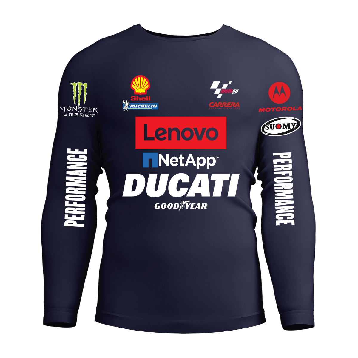 Long Sleeve Drifit Shirt: Ducati Racing