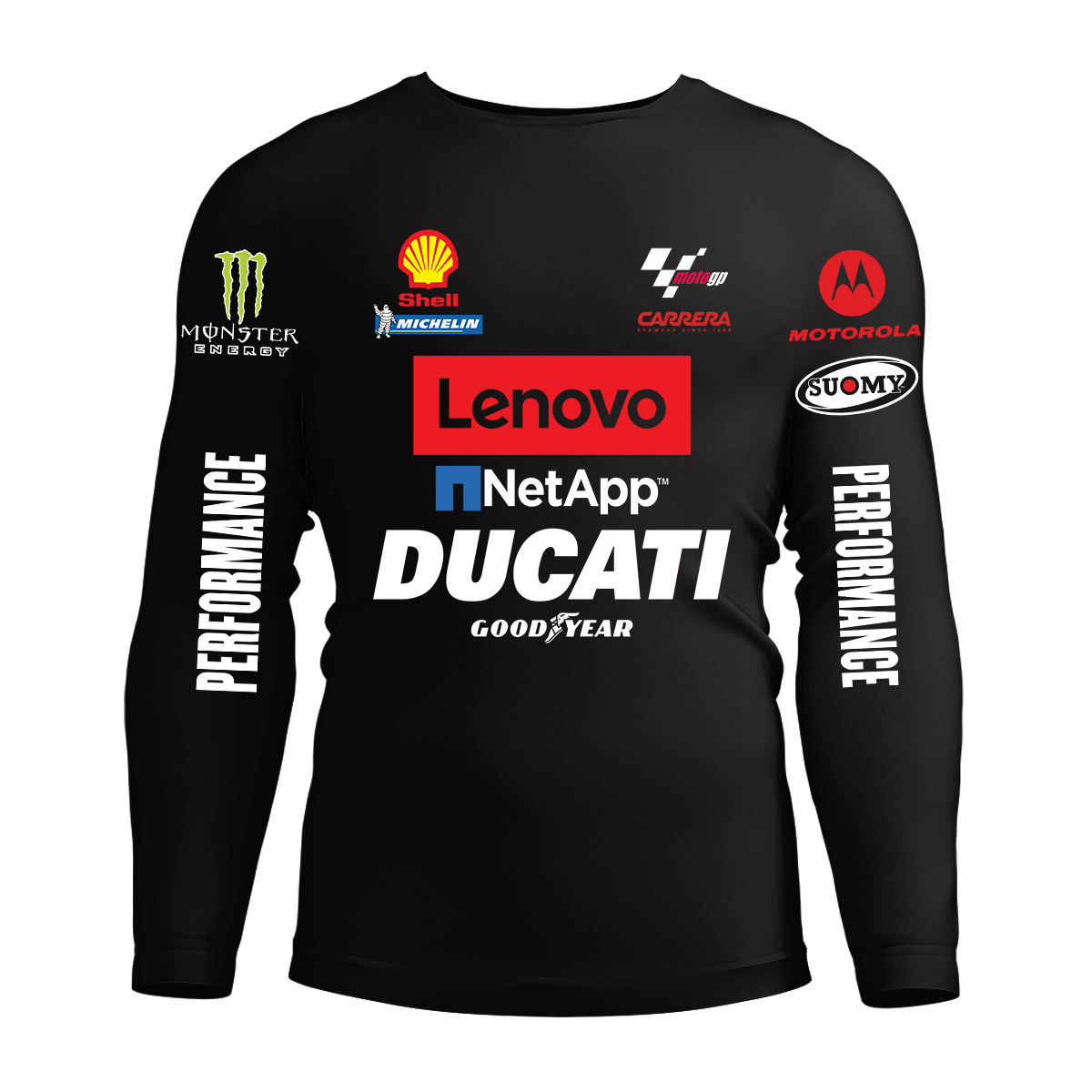 Long Sleeve Drifit Shirt: Ducati Racing