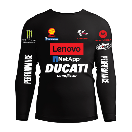 Long Sleeve Drifit Shirt: Ducati Racing