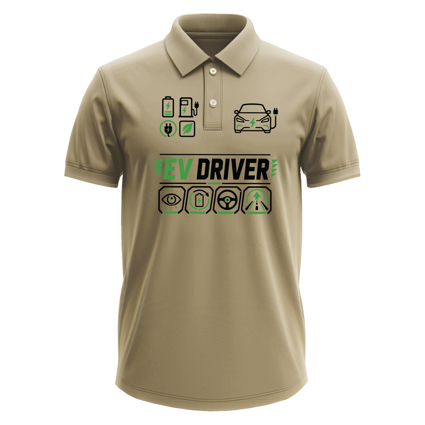 Drifit Polo Shirt: EV Driver