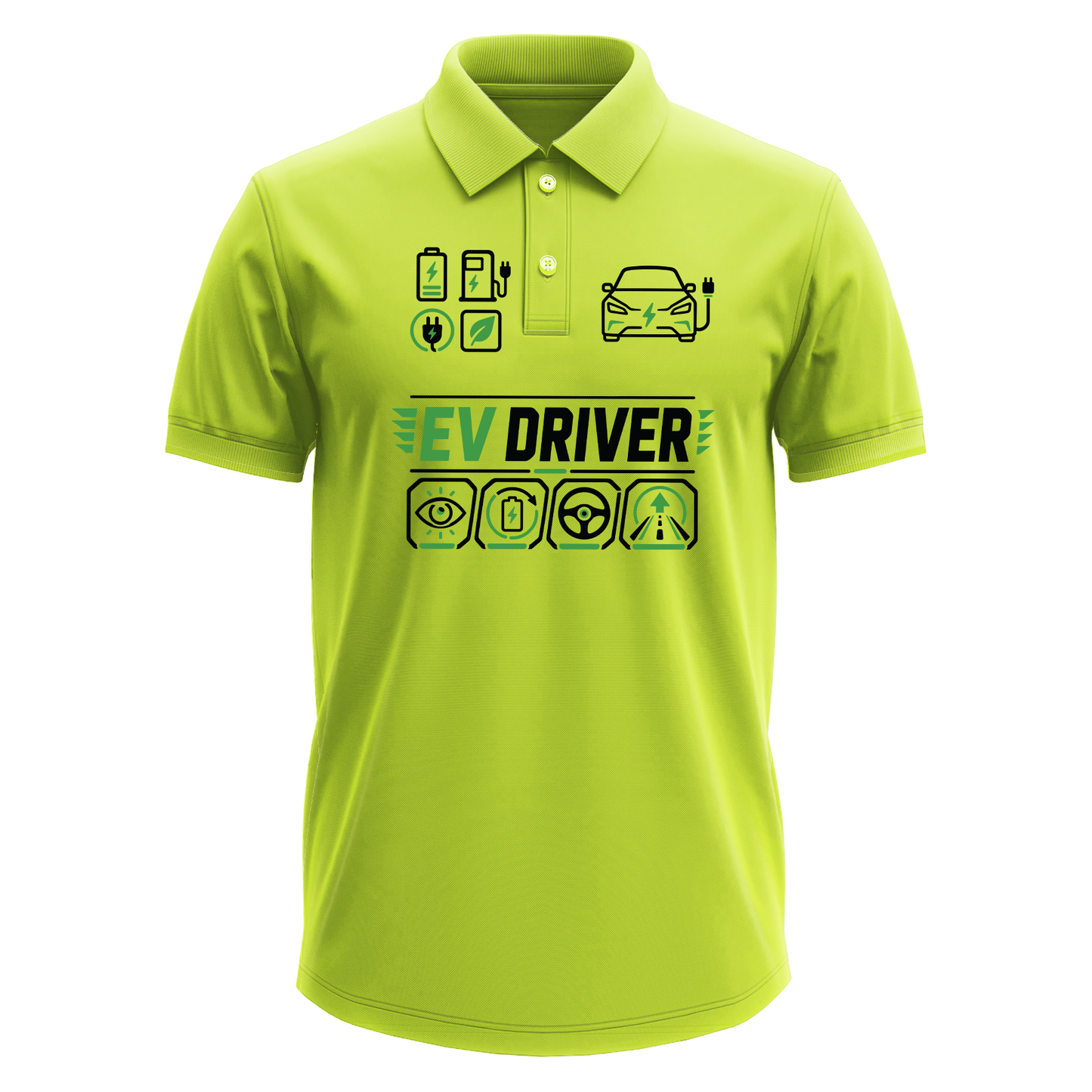 Drifit Polo Shirt: EV Driver