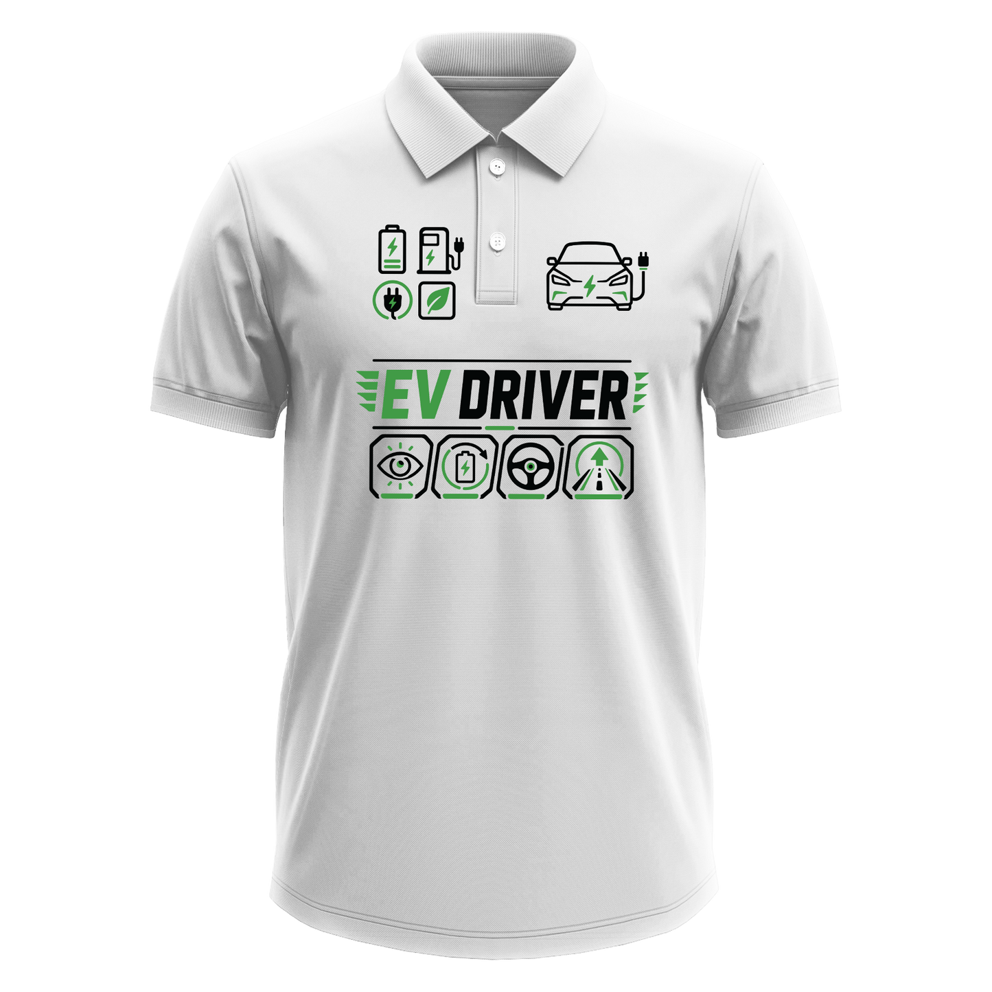 Drifit Polo Shirt: EV Driver