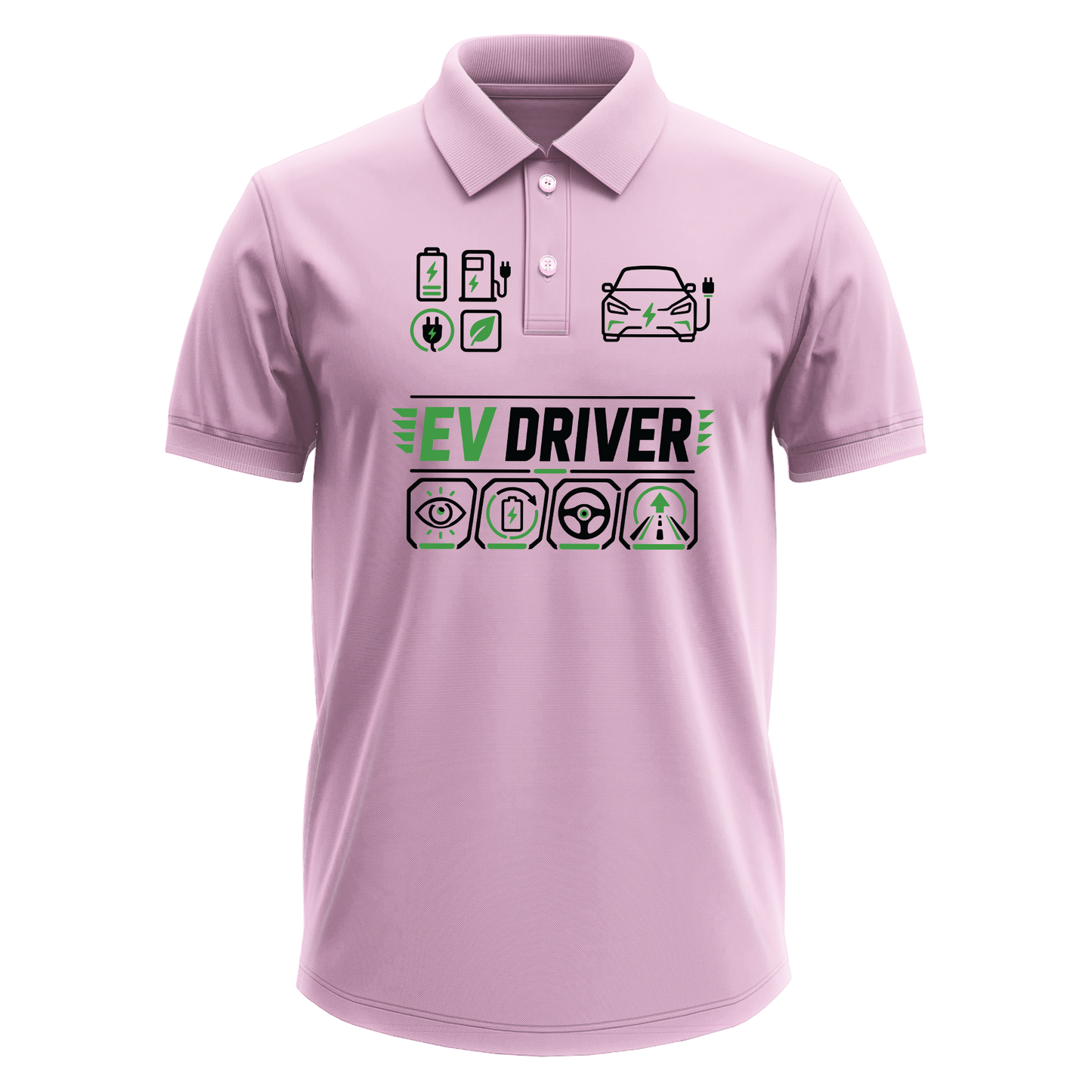 Drifit Polo Shirt: EV Driver
