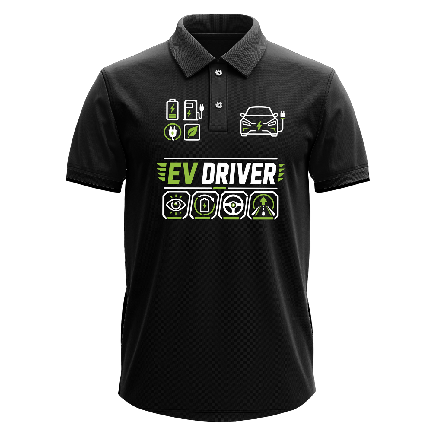Drifit Polo Shirt: EV Driver