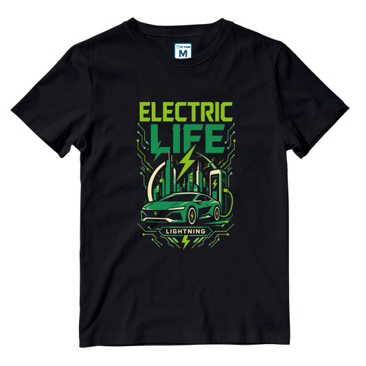 Cotton Shirt: Electric Car