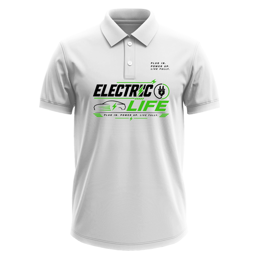 Drifit Polo Shirt: Electric Life