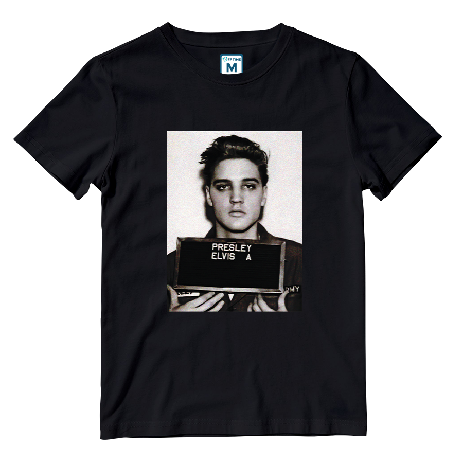 Cotton Shirt: Elvis Military Photo