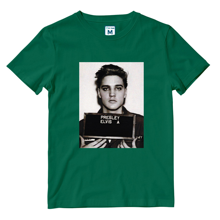 Cotton Shirt: Elvis Military Photo