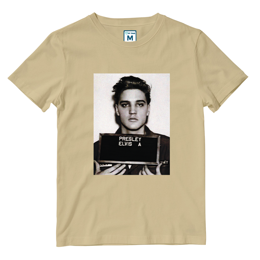 Cotton Shirt: Elvis Military Photo