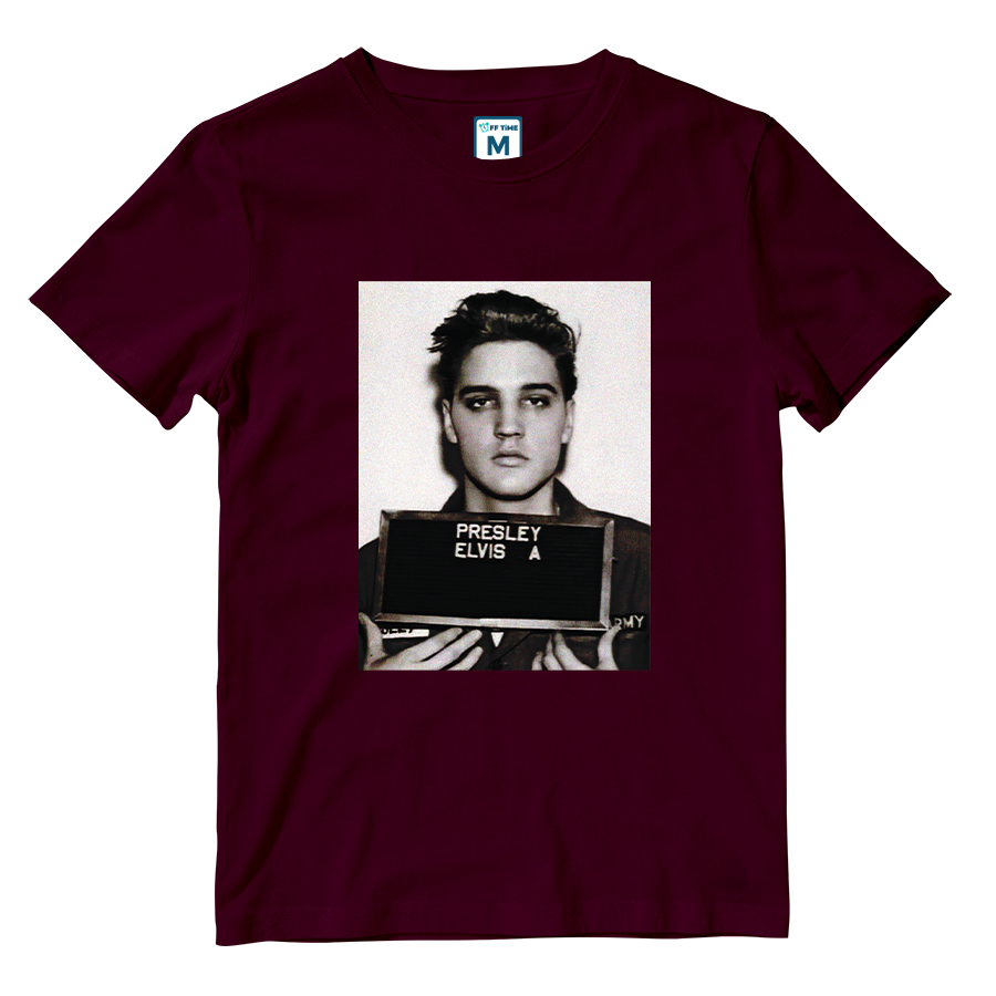 Cotton Shirt: Elvis Military Photo