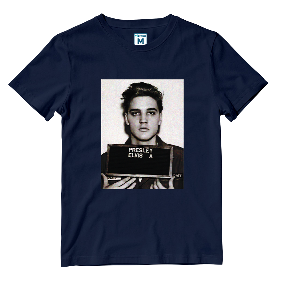 Cotton Shirt: Elvis Military Photo
