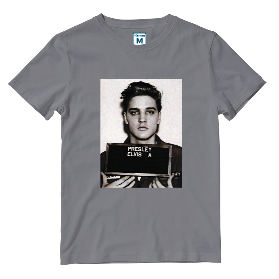 Cotton Shirt: Elvis Military Photo
