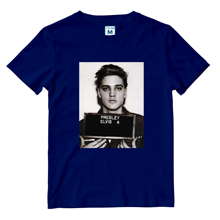 Cotton Shirt: Elvis Military Photo