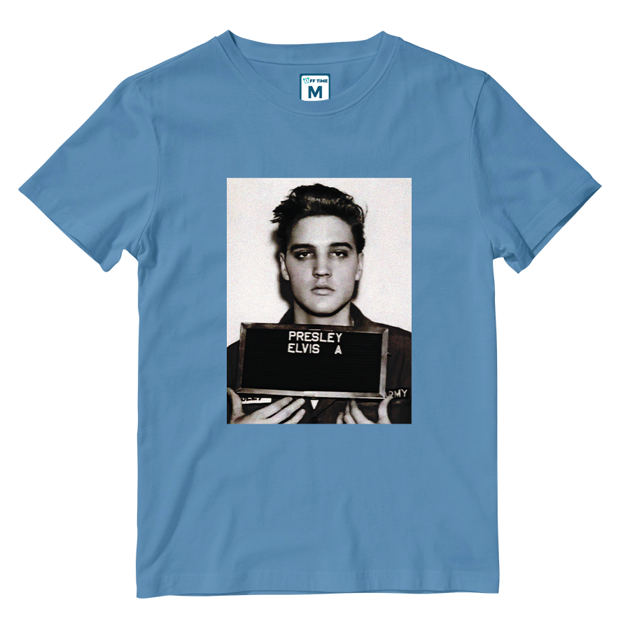 Cotton Shirt: Elvis Military Photo