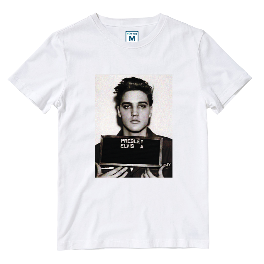 Cotton Shirt: Elvis Military Photo