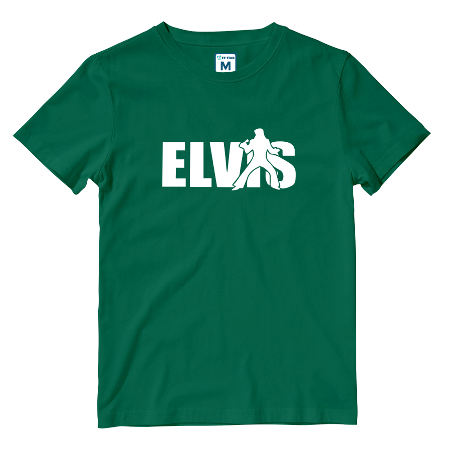 Cotton Shirt: Elvis Name Silhouette