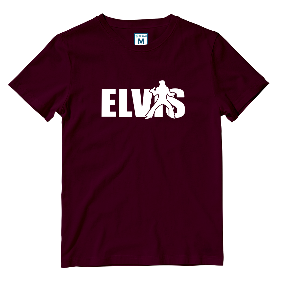 Cotton Shirt: Elvis Name Silhouette
