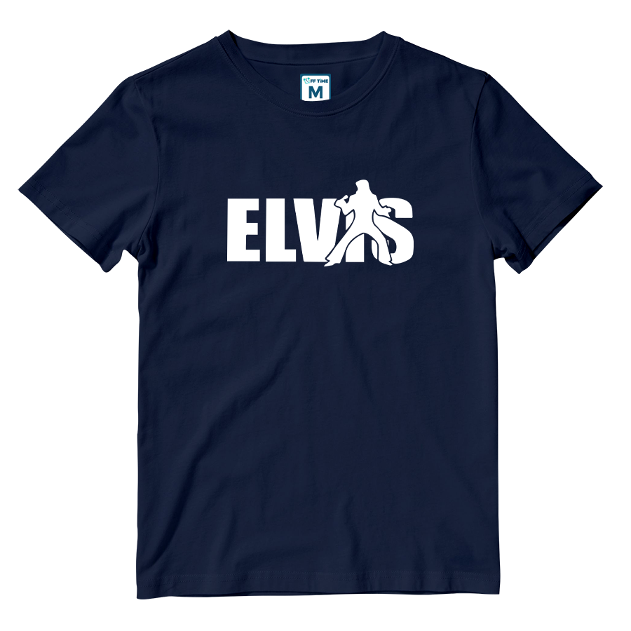 Cotton Shirt: Elvis Name Silhouette