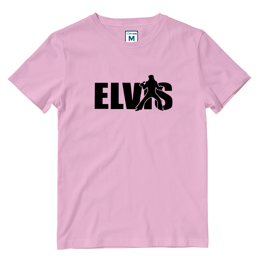 Cotton Shirt: Elvis Name Silhouette