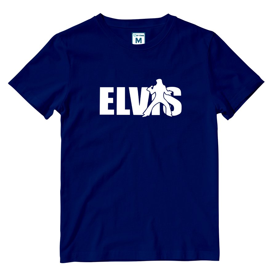 Cotton Shirt: Elvis Name Silhouette