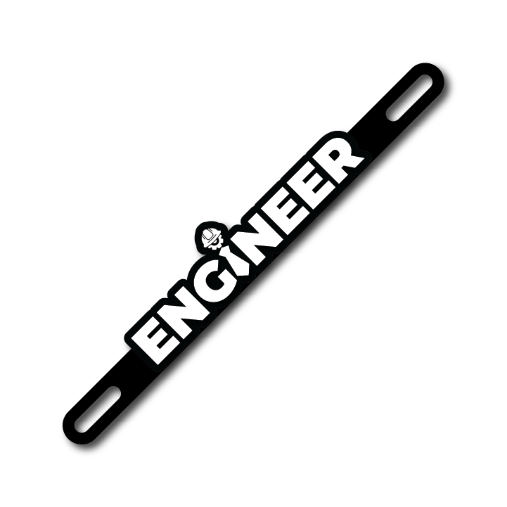 Car Plate Badge: Engineer Ver 2