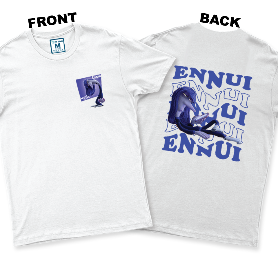 C.Spandex Shirt: Ennui (Front and Back)