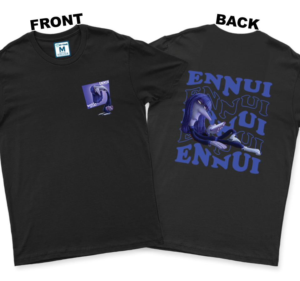 C.Spandex Shirt: Ennui (Front and Back)