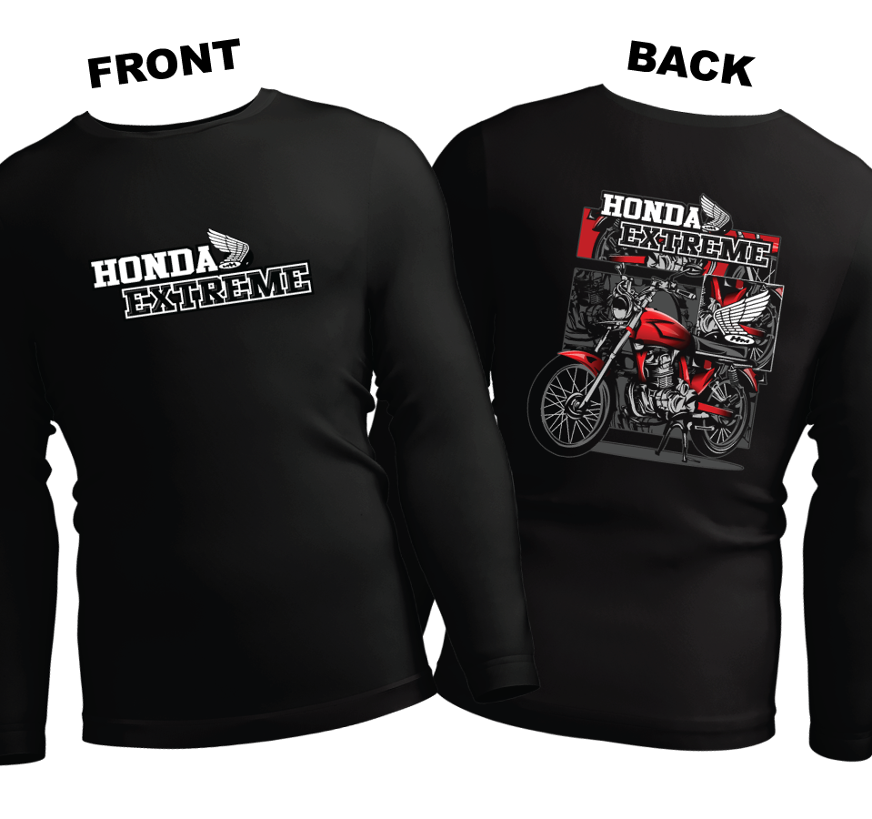 Long Sleeve Drifit Shirt: Extreme (Front and Back)