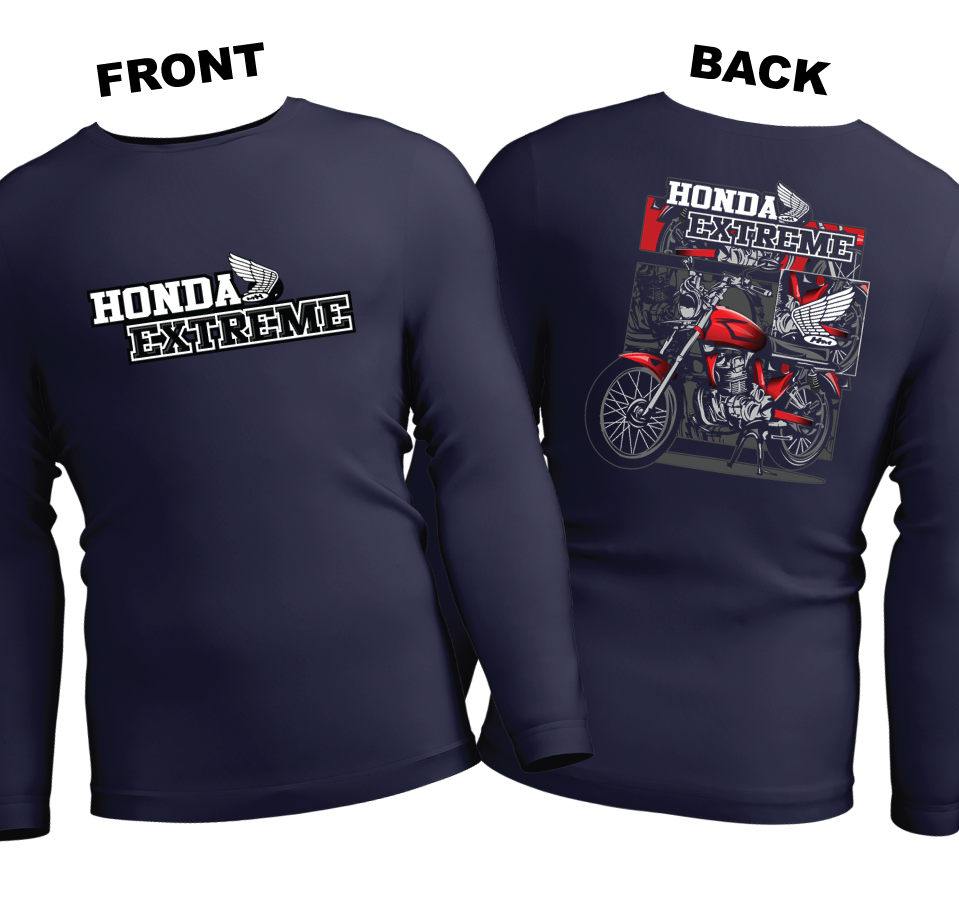 Long Sleeve Drifit Shirt: Extreme (Front and Back)