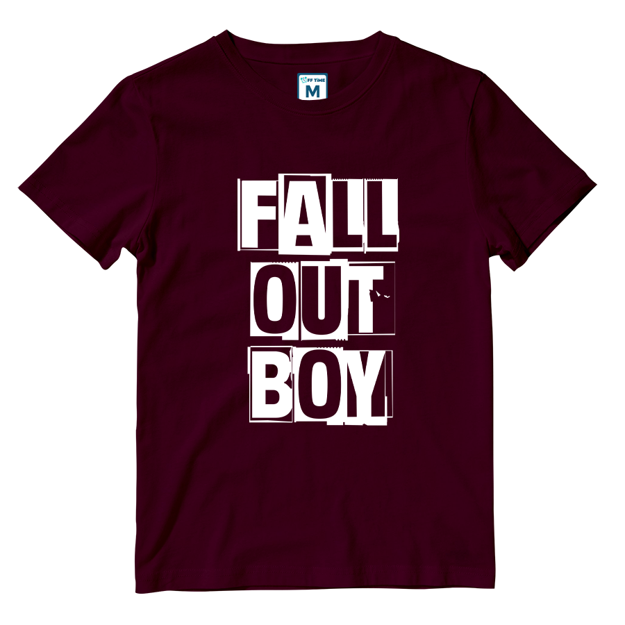 Cotton Shirt: Fall out Boy Grunge