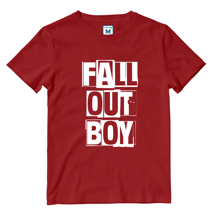 Cotton Shirt: Fall out Boy Grunge