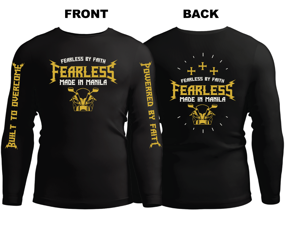 Long Sleeve Drifit Shirt: Fearless By Faith