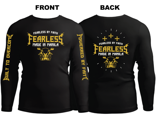 Long Sleeve Drifit Shirt: Fearless By Faith