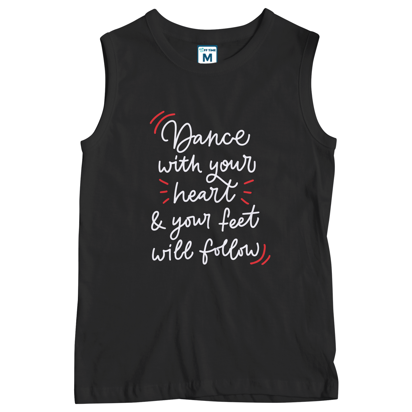 Sleeveless Drifit Shirt: Feet Follow